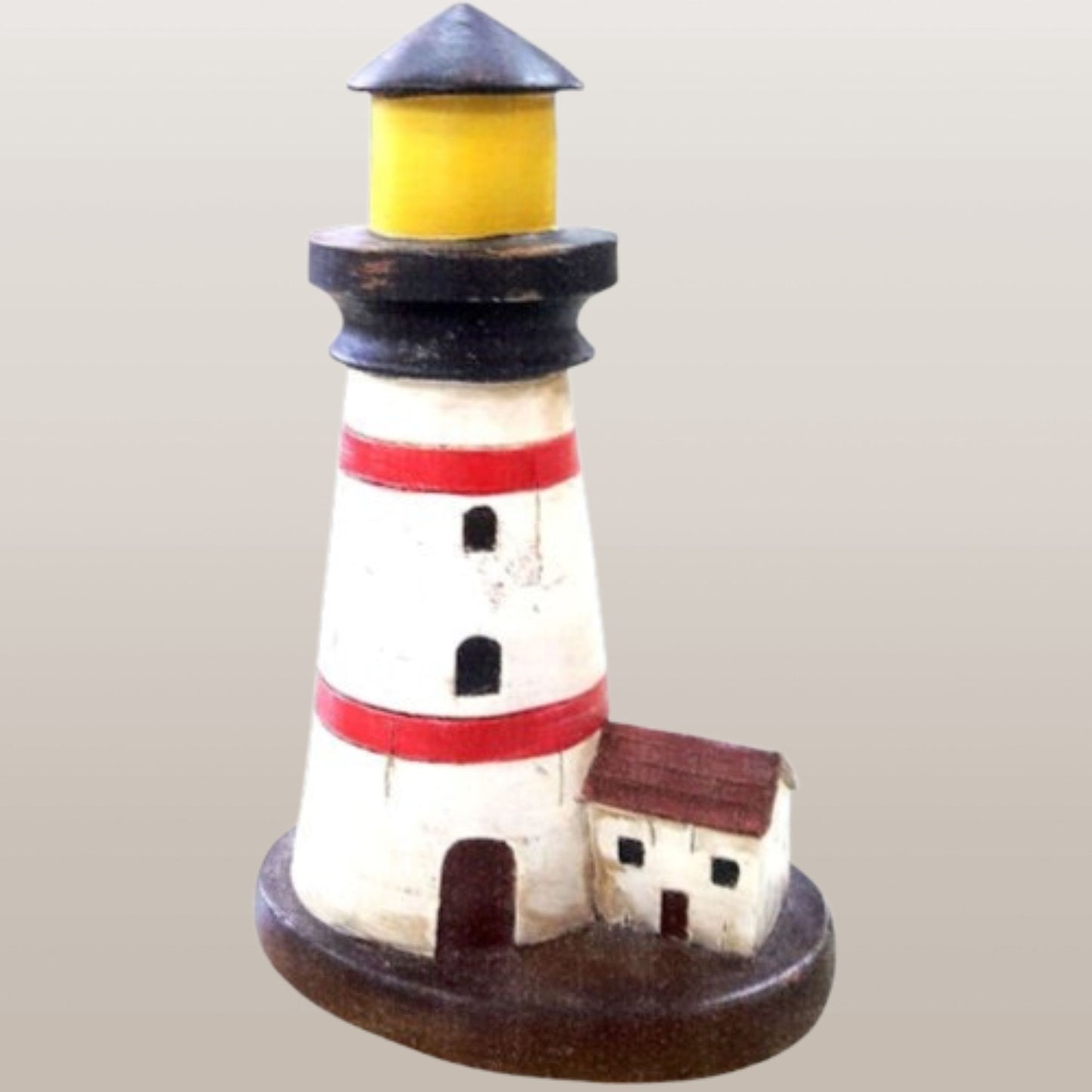 RED LIGHTHOUSE WESTERN HOME DECOR NEW FREE SHIPPING  #EH12877