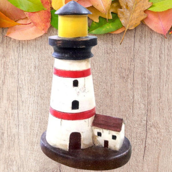 RED LIGHTHOUSE WESTERN HOME DECOR NEW FREE SHIPPING  #EH12877