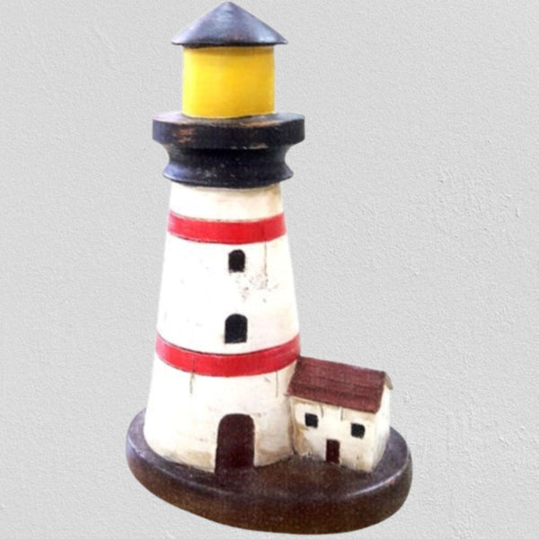 RED LIGHTHOUSE WESTERN HOME DECOR NEW FREE SHIPPING  #EH12877