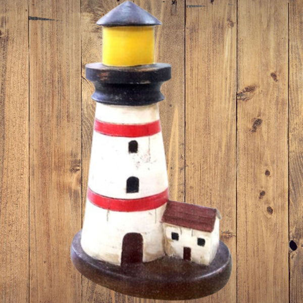 RED LIGHTHOUSE WESTERN HOME DECOR NEW FREE SHIPPING  #EH12877