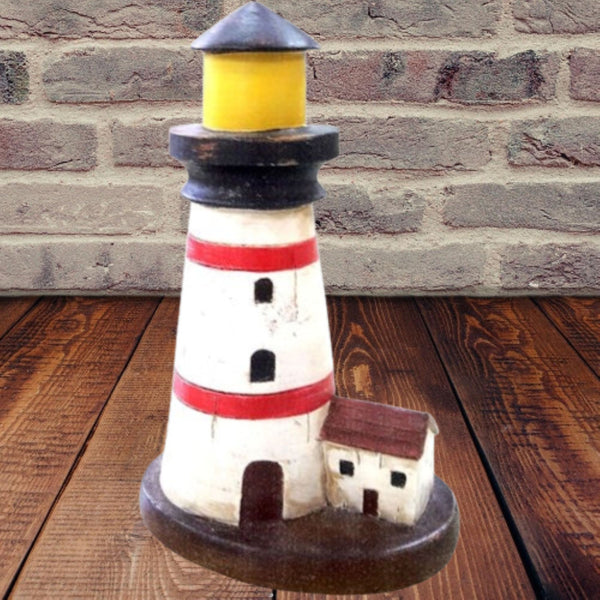 RED LIGHTHOUSE WESTERN HOME DECOR NEW FREE SHIPPING  #EH12877
