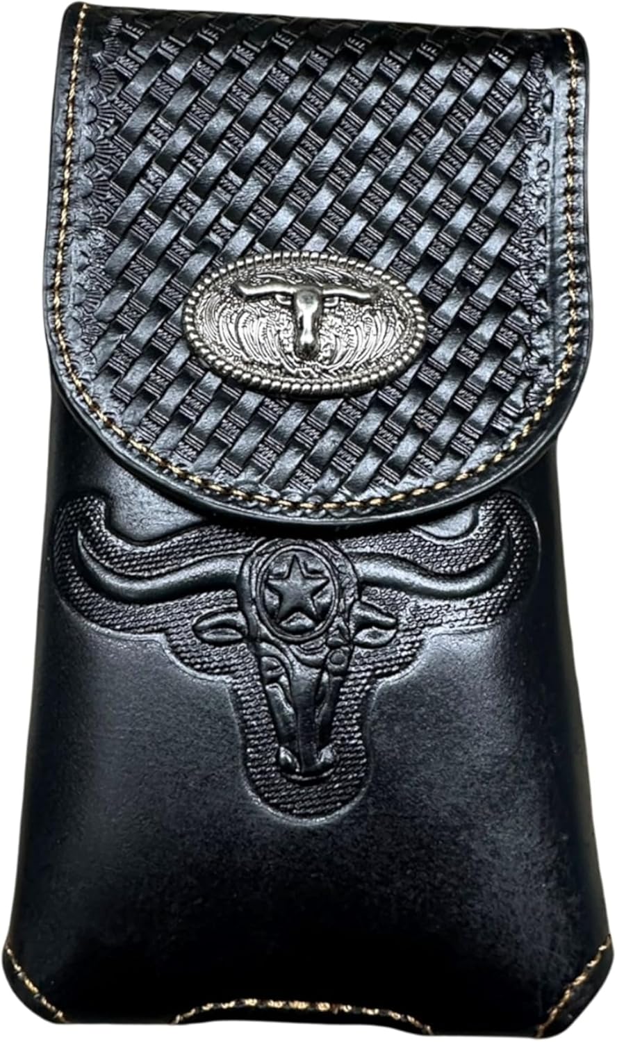 7" LEATHER HOLSTER POUCH EXTRA LARGE  BELT LOOP CELL PHONE CASE UNIVERSAL OVERSIZE MULTI STYLES