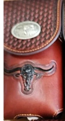 7" LEATHER HOLSTER POUCH EXTRA LARGE  BELT LOOP CELL PHONE CASE UNIVERSAL OVERSIZE MULTI STYLES