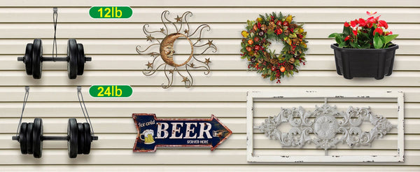 1.5" VINYL SIDING HOOK 2 PKG SET FOR METAL BARN STAR HANG WALL ART WESTERN HOME  DECOR HANDMADE #EH12913