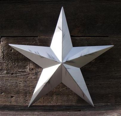 #EH10412 RUSTIC BARN STAR 32",40",53" METAL WALL ART MULTI COLOR WESTERN HOME DECOR HANDMADE