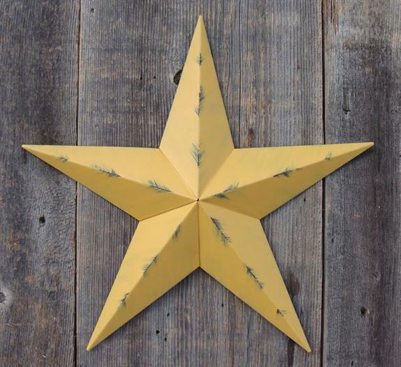 #EH10412 RUSTIC BARN STAR 32",40",53" METAL WALL ART MULTI COLOR WESTERN HOME DECOR HANDMADE