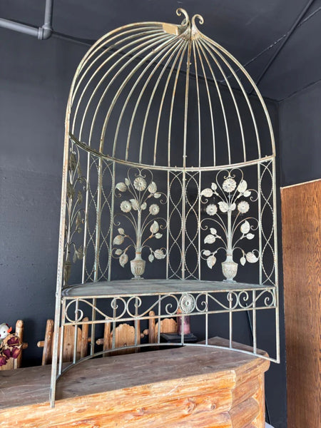 METAL SHELF ARCH FURNITURE BARN METAL ART WESTERN HOME DECOR HANDMADE NEW #EH12878