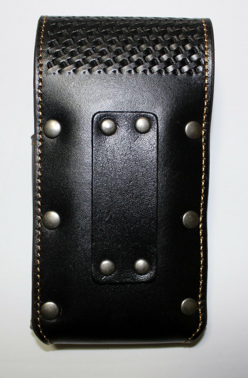 7" ROOSTER BLACK EMBOSSED LEATHER POUCH EXTRA LARGE  BELT LOOP HOLSTER CELL PHONE CASE UNIVERSAL OVERSIZE #EH12924--FREE SHIPPING
