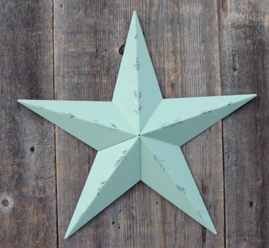 #EH10412 RUSTIC BARN STAR 32",40",53" METAL WALL ART MULTI COLOR WESTERN HOME DECOR HANDMADE
