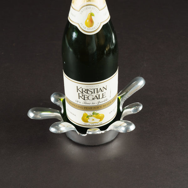 SPLASH WINE BOTTLE STAND WINE ALUMINUM WINE CADDIES WESTERN HOME DECOR HANDMADE NEW #EH13114