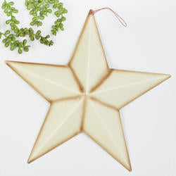 12" GALVANIZED EMBOSSED BARN STAR METAL WALL ART WESTERN HOME DECOR NEW #EH12178