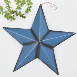 12" GALVANIZED EMBOSSED BARN STAR METAL WALL ART WESTERN HOME DECOR NEW #EH12178