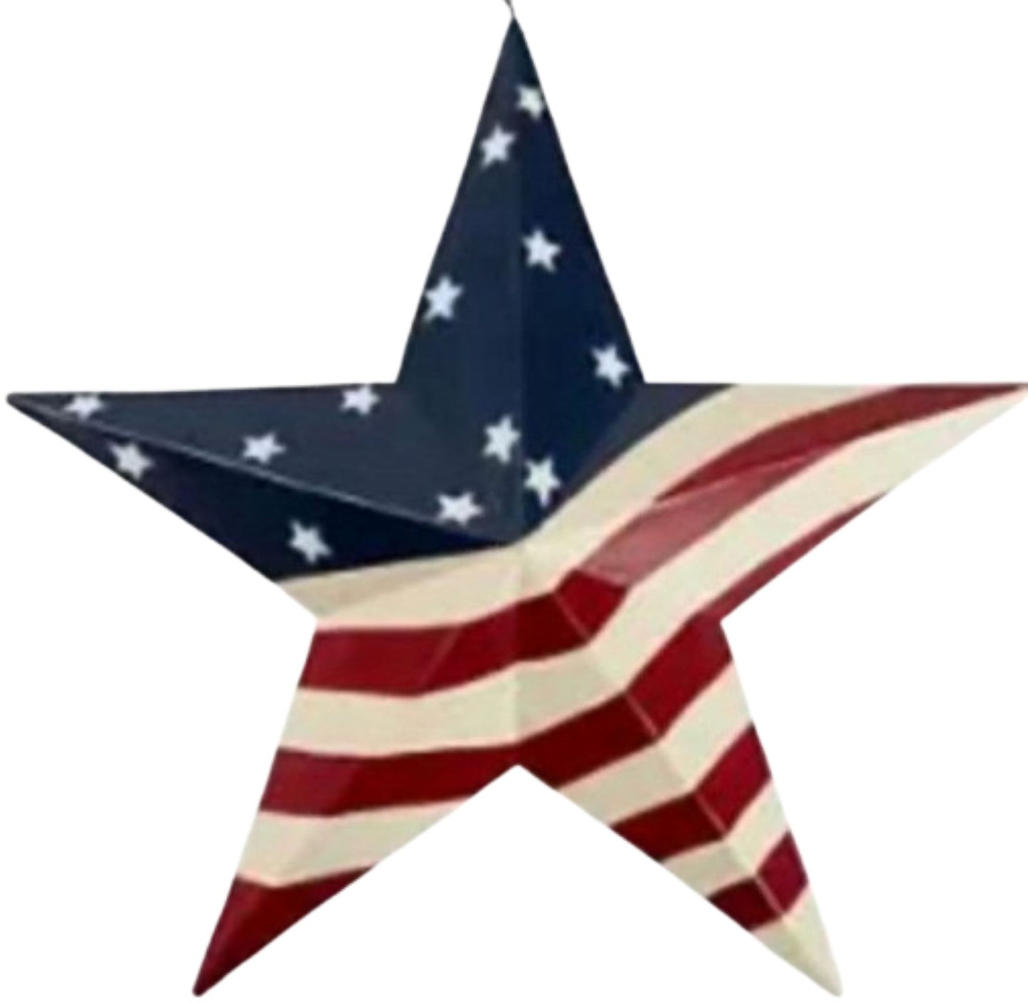 AMERICANA USA FLAG BARN STAR RED WHT BLUE STAR STYLE# 4 HANDMADE 16",24",36" #EH13470