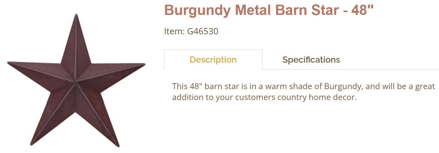 48" MUSTARD STAR KIT ASSEMBLY BARN STAR 5 POINT METAL STAR OF DAVID NO RING WESTERN HOME DECOR 53",72",96" HANDMADE EH13590