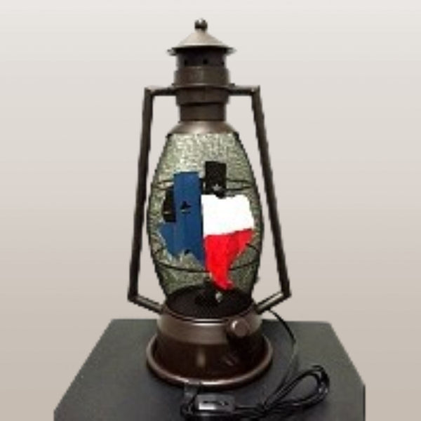 STATE OF TEXAS METAL ART ELECTRIC LANTERN LAMP WESTERN HOME WALL DECOR LIGHTING #EH12734