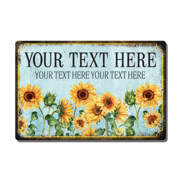 #EH10493 CUSTOM NAME ALUMINUM METAL SIGN WESTERN HOME DECOR HANDMADE NEW
