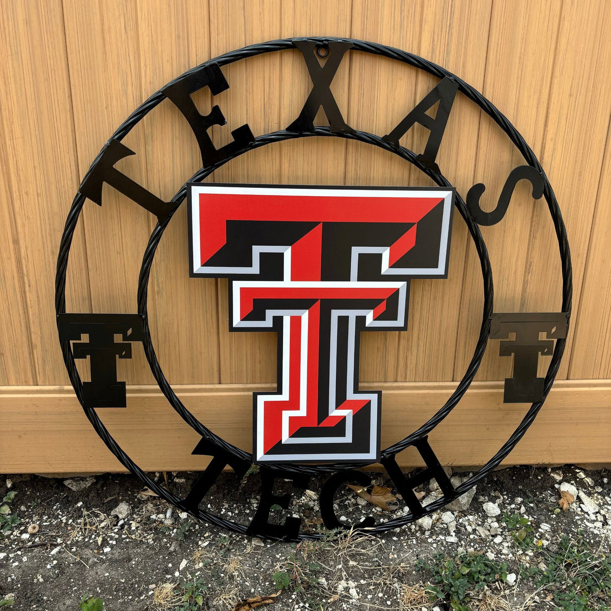 12", 18", 24", 32" TEXAS TECH CUSTOM METAL VINTAGE CRAFT TEAM SIGN WESTERN HOME DECOR HANDMADE