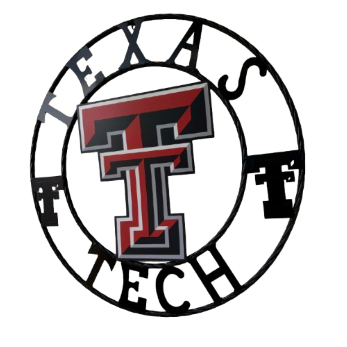 12", 18", 24", 32" TEXAS TECH CUSTOM METAL VINTAGE CRAFT TEAM SIGN WESTERN HOME DECOR HANDMADE