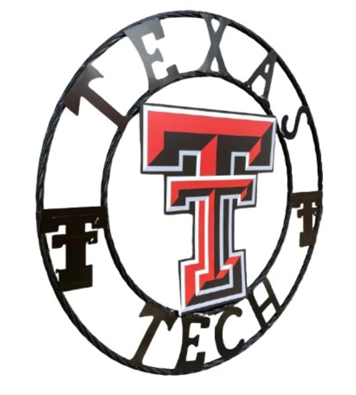 12", 18", 24", 32" TEXAS TECH CUSTOM METAL VINTAGE CRAFT TEAM SIGN WESTERN HOME DECOR HANDMADE