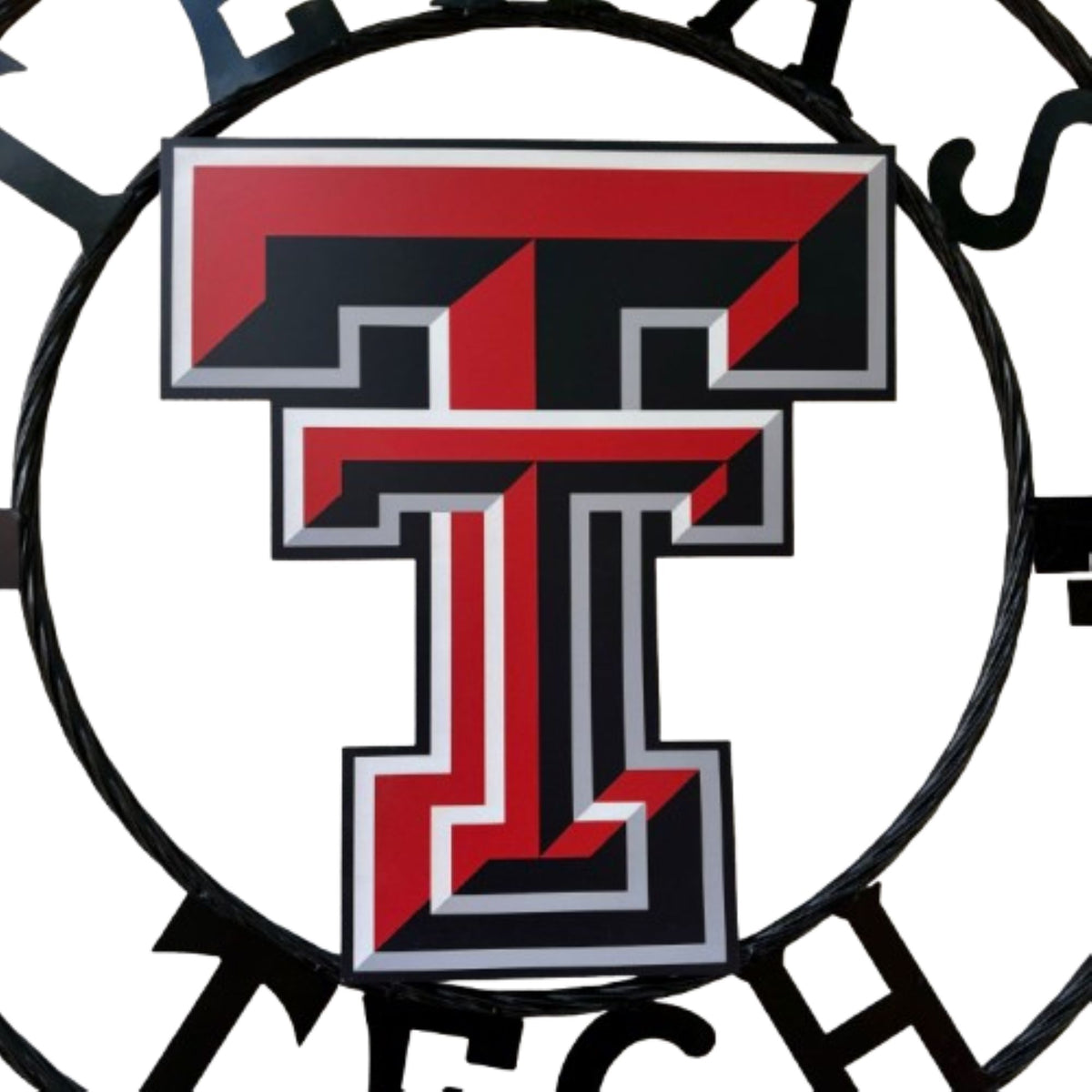 12", 18", 24", 32" TEXAS TECH CUSTOM METAL VINTAGE CRAFT TEAM SIGN WESTERN HOME DECOR HANDMADE