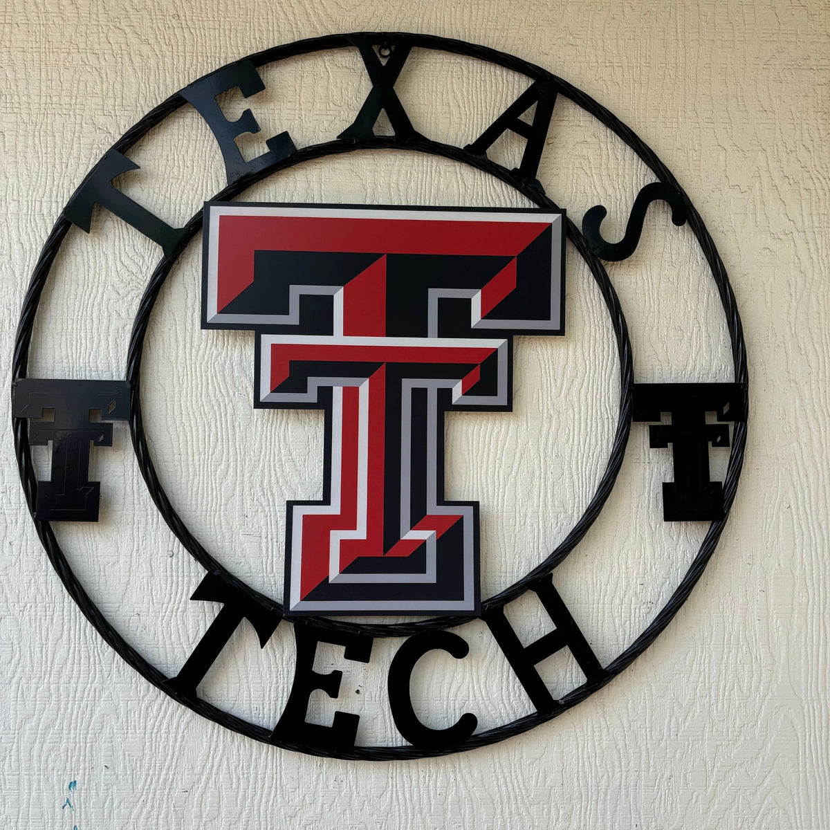 12", 18", 24", 32" TEXAS TECH CUSTOM METAL VINTAGE CRAFT TEAM SIGN WESTERN HOME DECOR HANDMADE