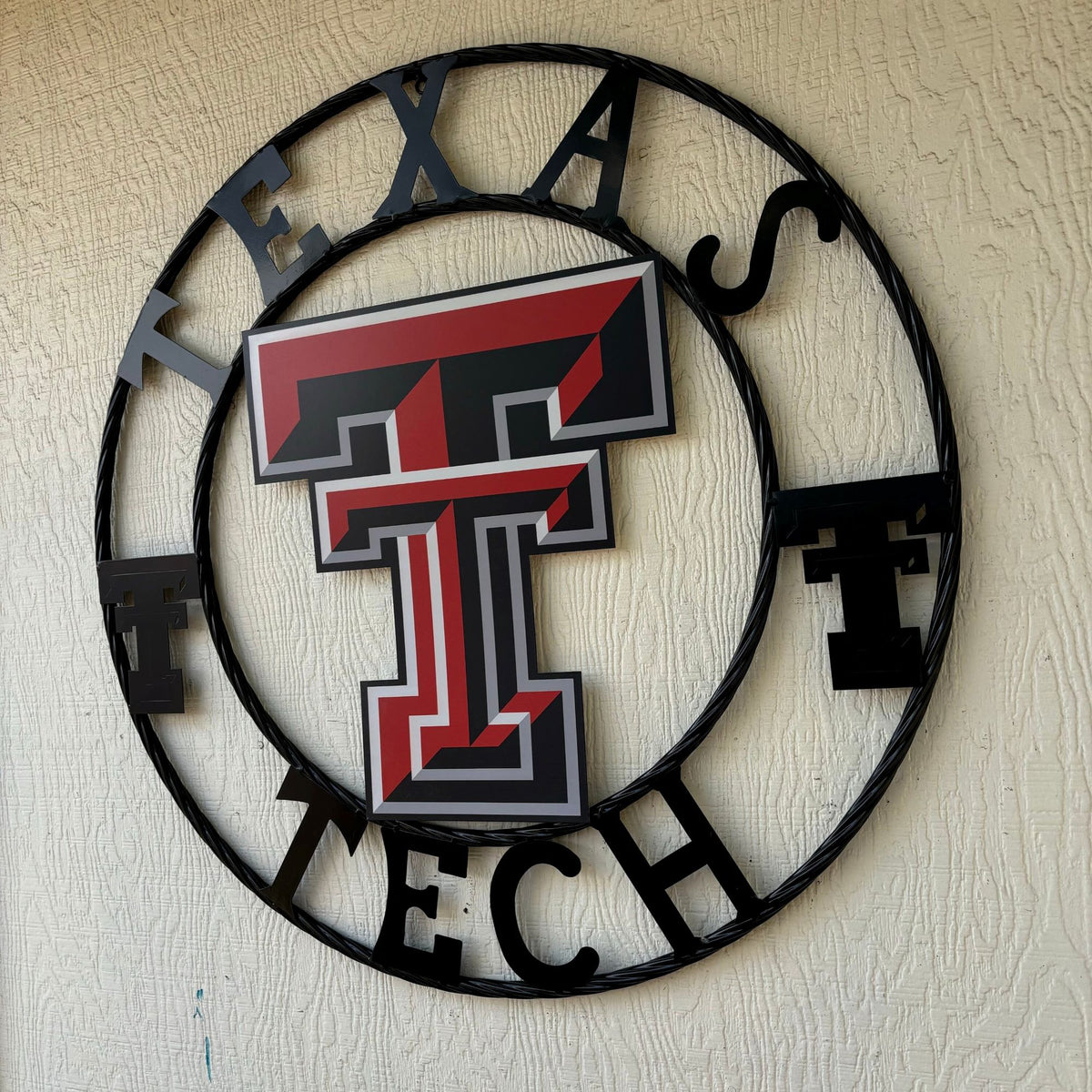 12", 18", 24", 32" TEXAS TECH CUSTOM METAL VINTAGE CRAFT TEAM SIGN WESTERN HOME DECOR HANDMADE