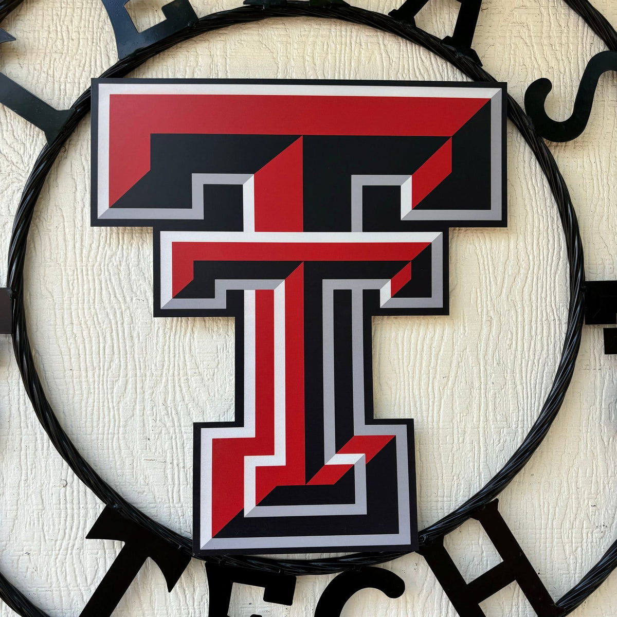 12", 18", 24", 32" TEXAS TECH CUSTOM METAL VINTAGE CRAFT TEAM SIGN WESTERN HOME DECOR HANDMADE