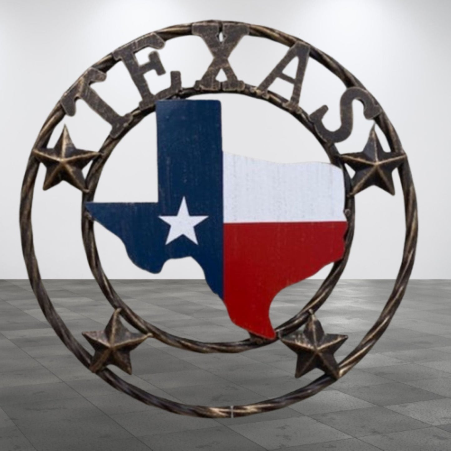 TEXAS MAP SIGN 12",18",24" BARN METAL SIGN WESTERN HOME DECOR HANDMADE NEW #EH