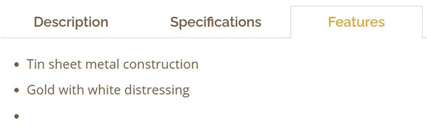 WHITEWASHED STAR TREE TOPPER 5" CHRISTMAS ORNAMENTS WESTERN HOME DECOR NEW #EH13185