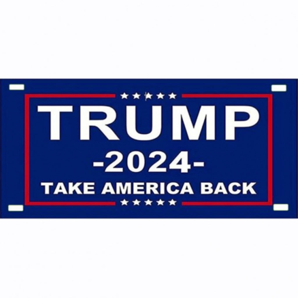TRUMP 2024 LICENSE PLATE SOUVENIR METAL SIGN 6" X 12" CAR PLATE WESTERN HOME DECOR #EH11746