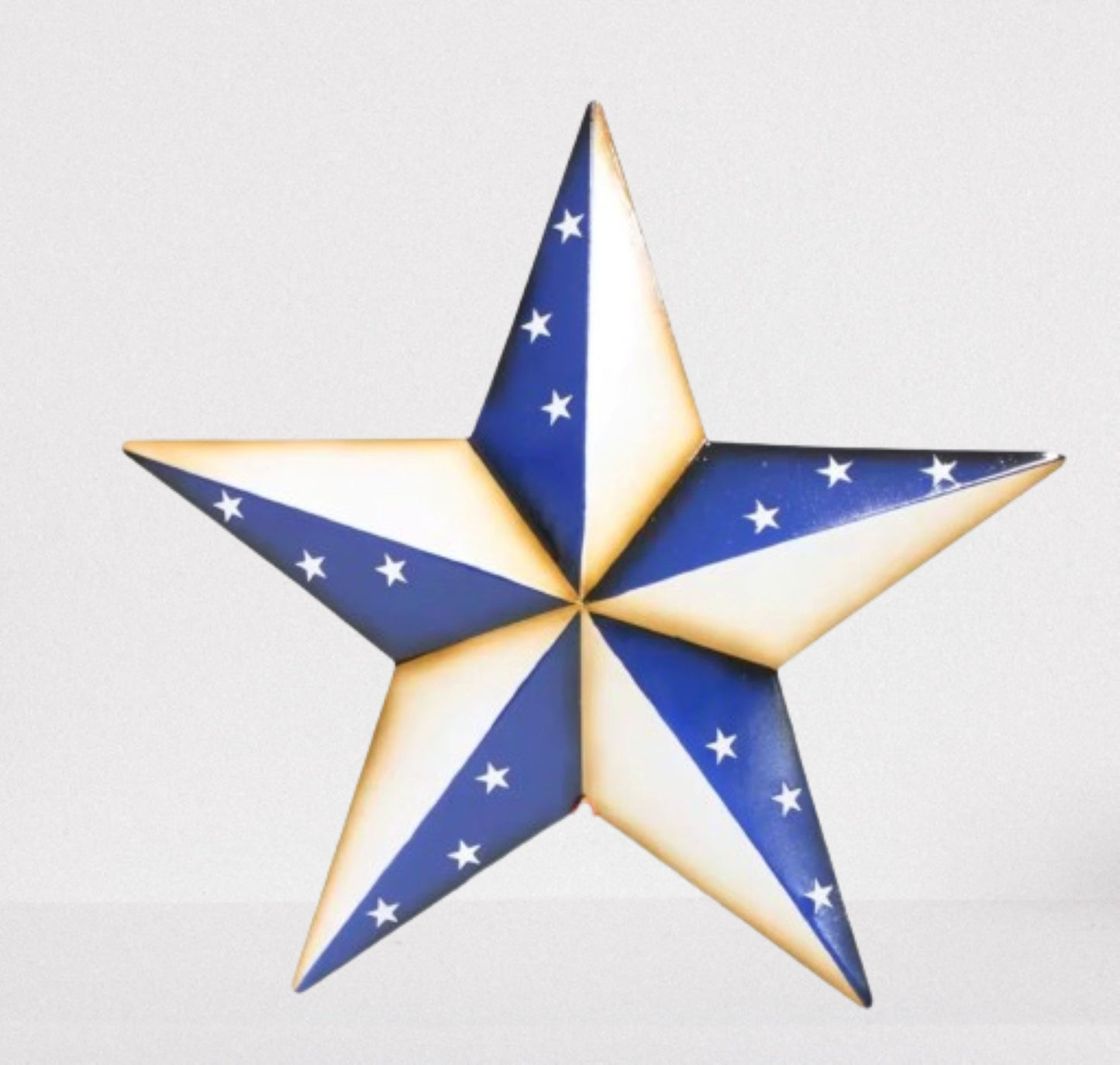 AMERICANA USA FLAG BARN STAR BLUE WHITE STAR STYLE HANDMADE 16",24",36" #EH13746
