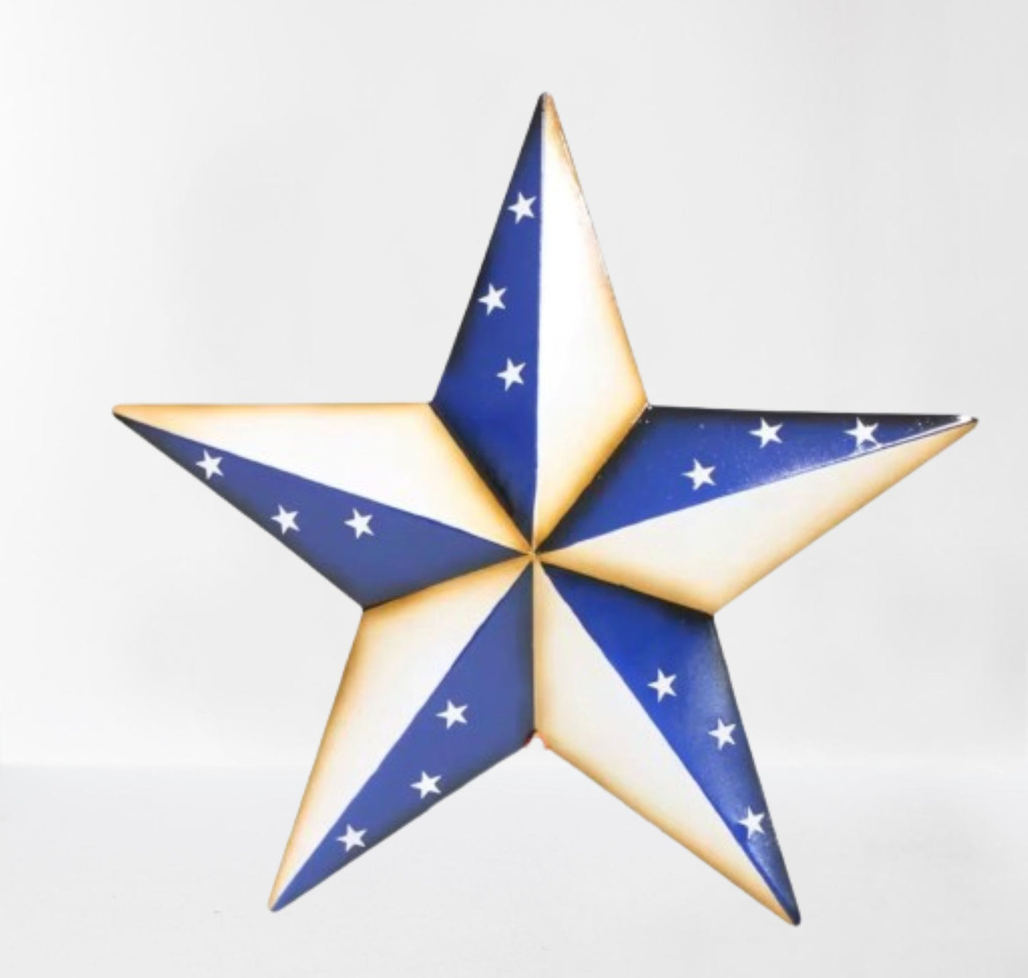 AMERICANA USA FLAG BARN STAR BLUE WHITE STAR STYLE HANDMADE 16",24",36" #EH13746