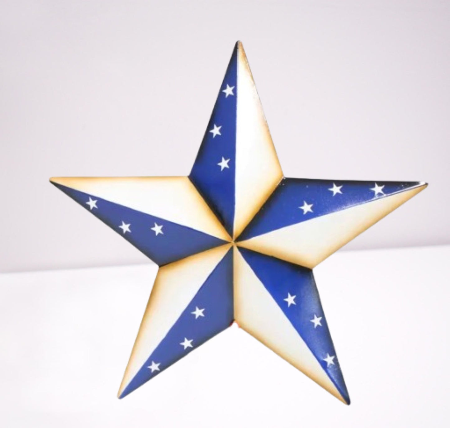 AMERICANA USA FLAG BARN STAR BLUE WHITE STAR STYLE HANDMADE 16",24",36" #EH13746