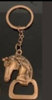 #SI_CK061 HORSE BOTTLE OPENER KEYCHAIN METAL RUSTIC BAR PUB DECOR WESTERN HOME DECOR HANDMADE NEW