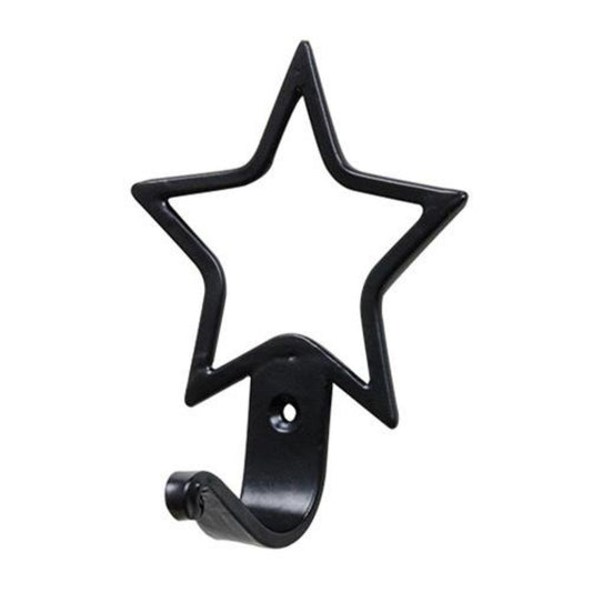 4.50" STAR HOOK FOR METAL BARN STAR HANG WALL ART WESTERN HOME  DECOR HANDMADE #G11700A