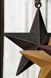4" RUSTIC PRIMITIVE STAR ORNAMENT WESTERN HOME DECOR HANDMADE NEW - EH11554
