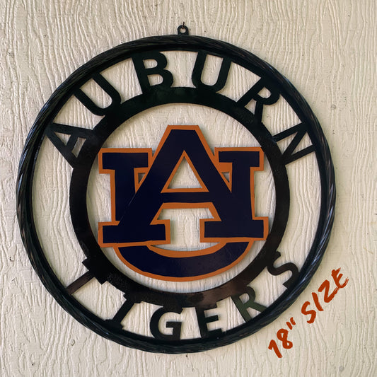 12", 18", 24", 32" AUBURN TIGERS METAL SIGN VINTAGE TEAM CUSTOM ART