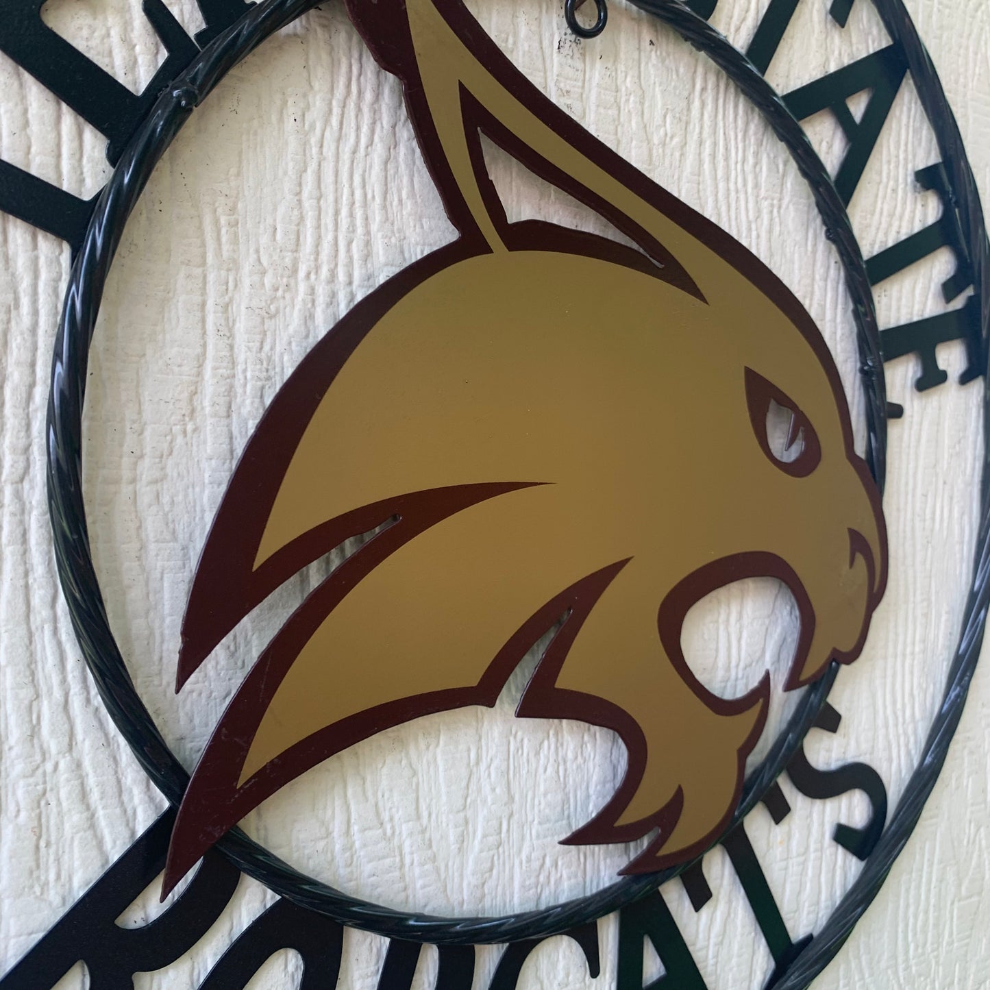 12",18",24",32",36" TEXAS STATE BOBCATS CUSTOM METAL VINTAGE CRAFT TEAM SIGN WESTERN HOME DECOR HANDMADE