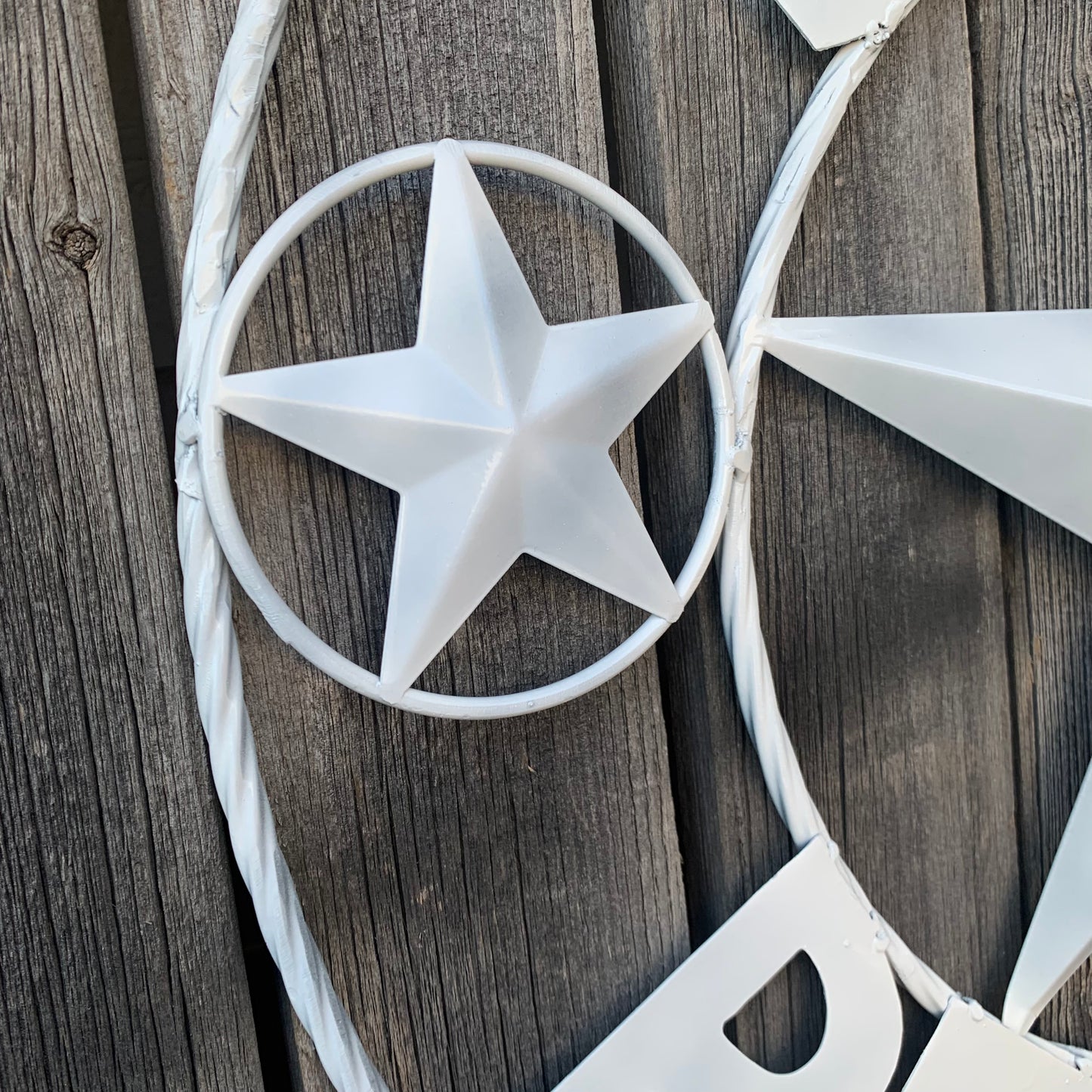 24",32" SHSU SAM HOUSTON BEARKATS RUSTIC WHITE METAL CUSTOM VINTAGE CRAFT RUSTIC BLACK TEAM STAR HANDMADE