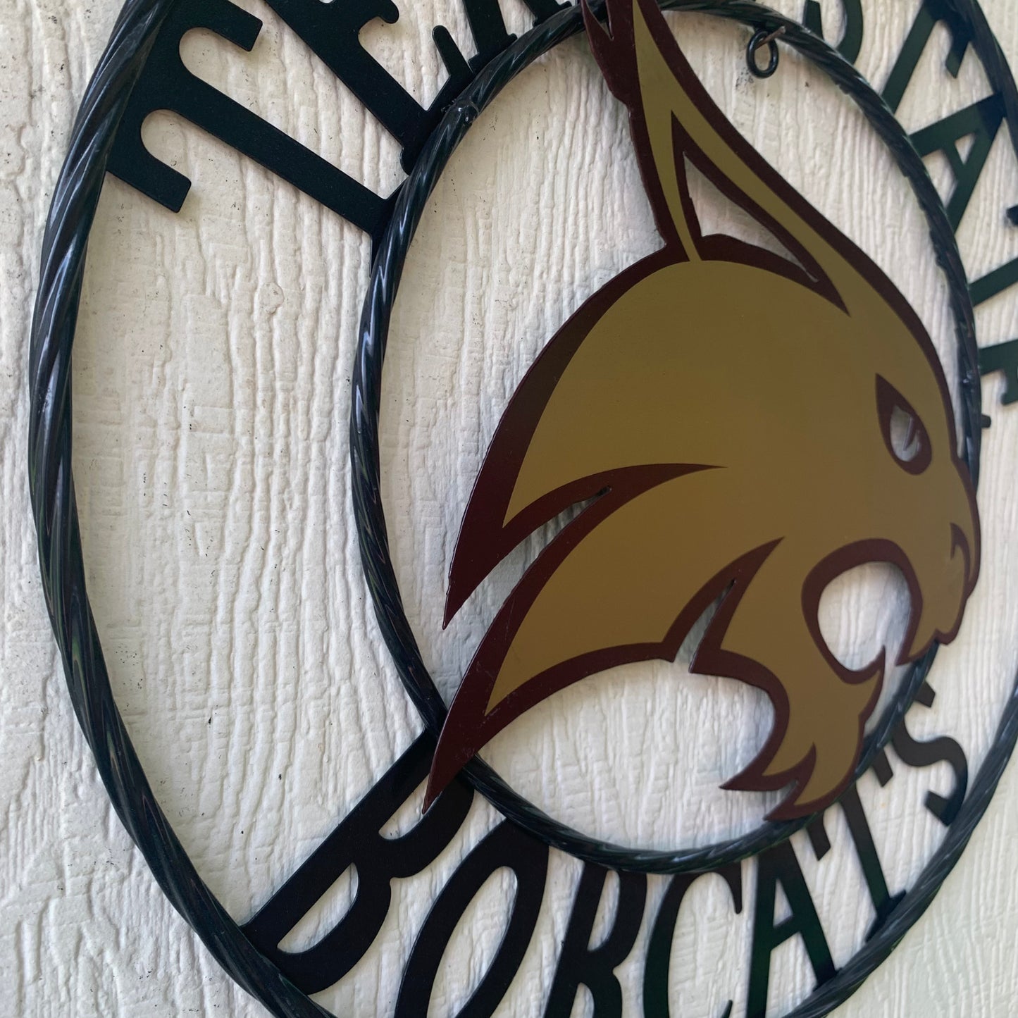 12",18",24",32",36" TEXAS STATE BOBCATS CUSTOM METAL VINTAGE CRAFT TEAM SIGN WESTERN HOME DECOR HANDMADE