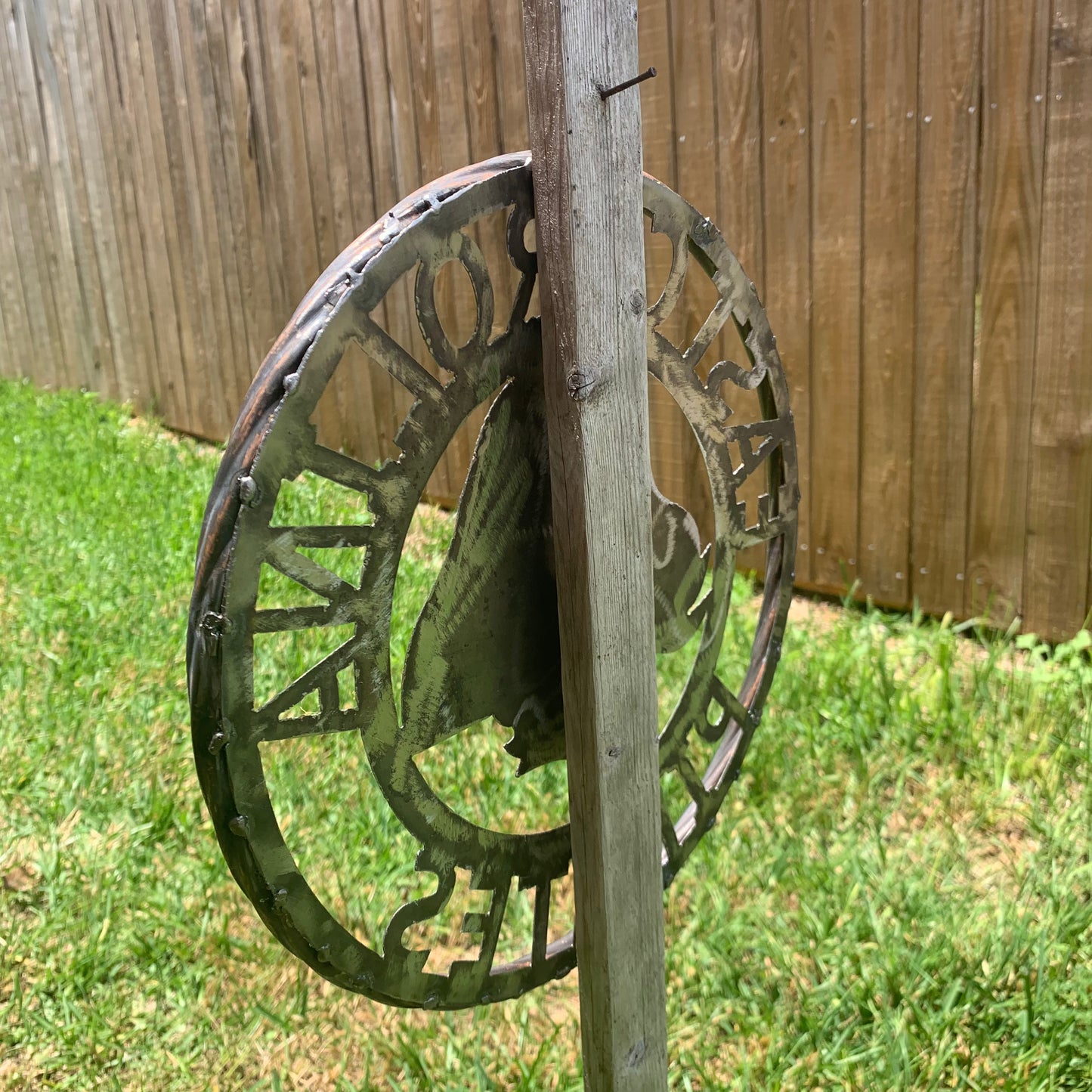 EAST CAROLINA CUSTOM RAW METAL VINTAGE CRAFT WALL ART TEAM SIGN HANDMADE