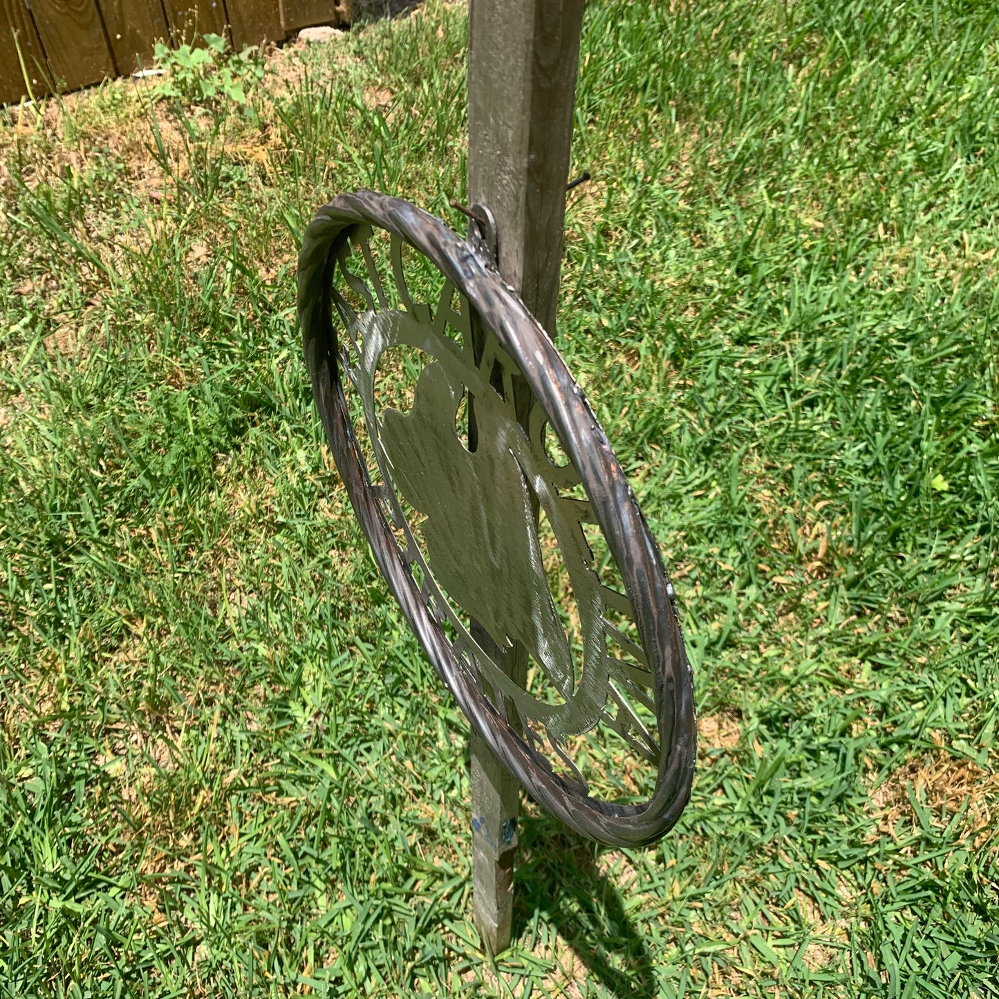 EAST CAROLINA CUSTOM RAW METAL VINTAGE CRAFT WALL ART TEAM SIGN HANDMADE
