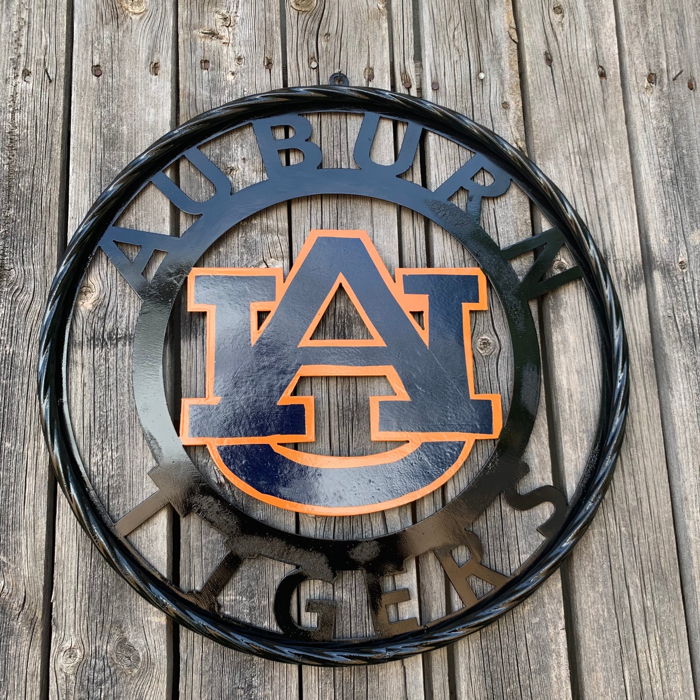 12", 18", 24", 32" AUBURN TIGERS METAL SIGN VINTAGE TEAM CUSTOM ART
