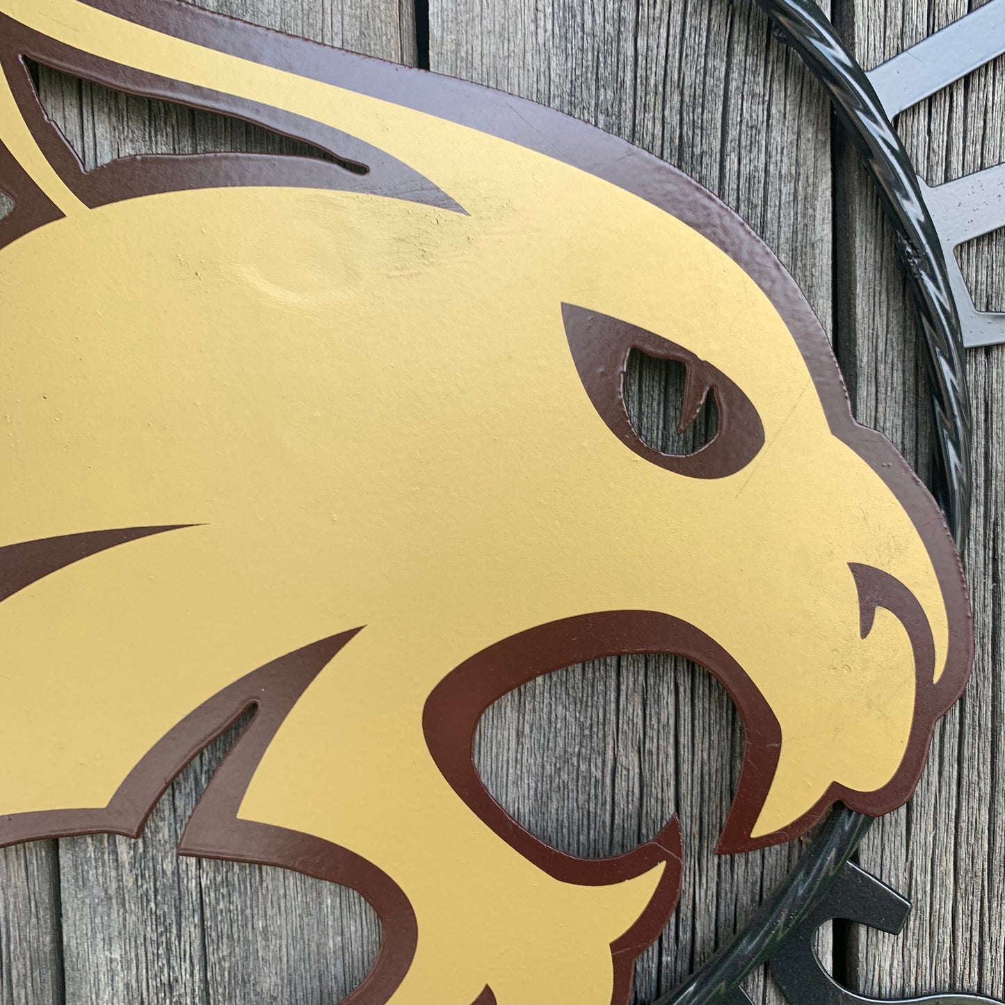 12",18",24",32",36" TEXAS STATE BOBCATS CUSTOM METAL VINTAGE CRAFT TEAM SIGN WESTERN HOME DECOR HANDMADE