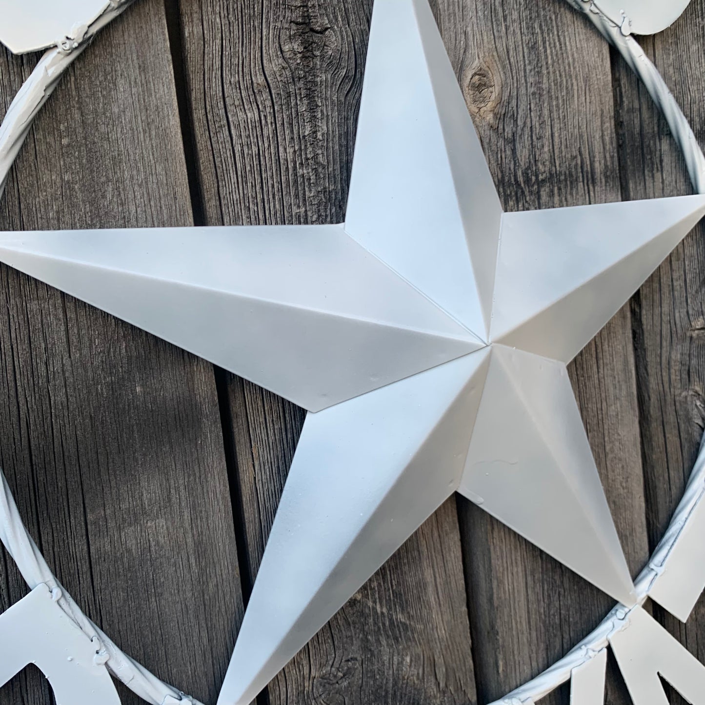 24",32" SHSU SAM HOUSTON BEARKATS RUSTIC WHITE METAL CUSTOM VINTAGE CRAFT RUSTIC BLACK TEAM STAR HANDMADE
