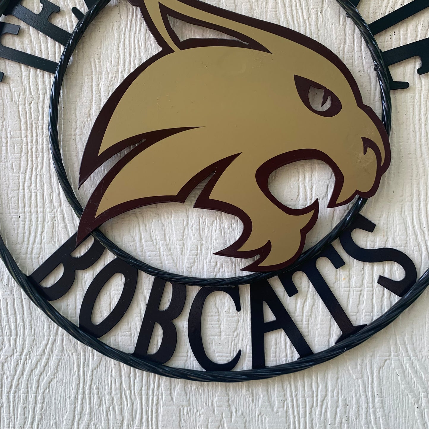 12",18",24",32",36" TEXAS STATE BOBCATS CUSTOM METAL VINTAGE CRAFT TEAM SIGN WESTERN HOME DECOR HANDMADE