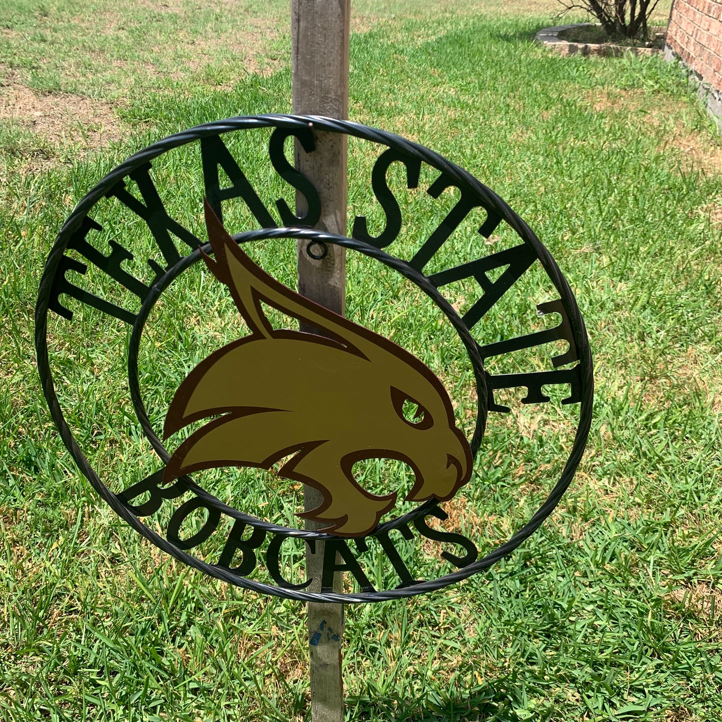 12",18",24",32",36" TEXAS STATE BOBCATS CUSTOM METAL VINTAGE CRAFT TEAM SIGN WESTERN HOME DECOR HANDMADE