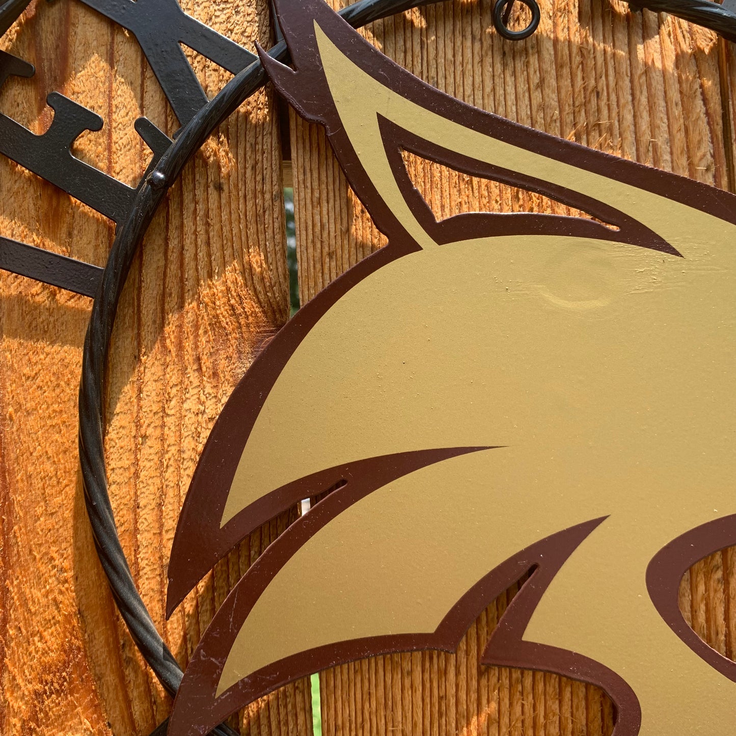 12",18",24",32",36" TEXAS STATE BOBCATS CUSTOM METAL VINTAGE CRAFT TEAM SIGN WESTERN HOME DECOR HANDMADE