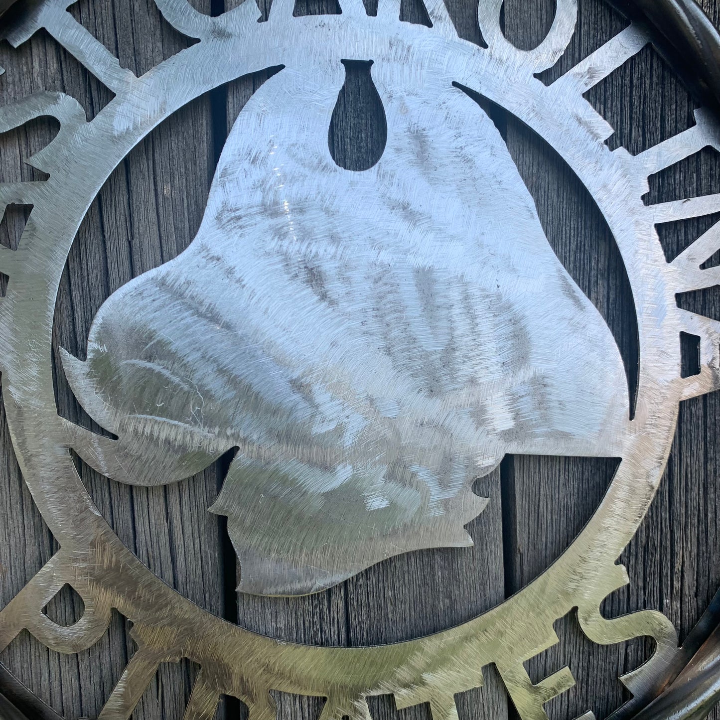 EAST CAROLINA CUSTOM RAW METAL VINTAGE CRAFT WALL ART TEAM SIGN HANDMADE