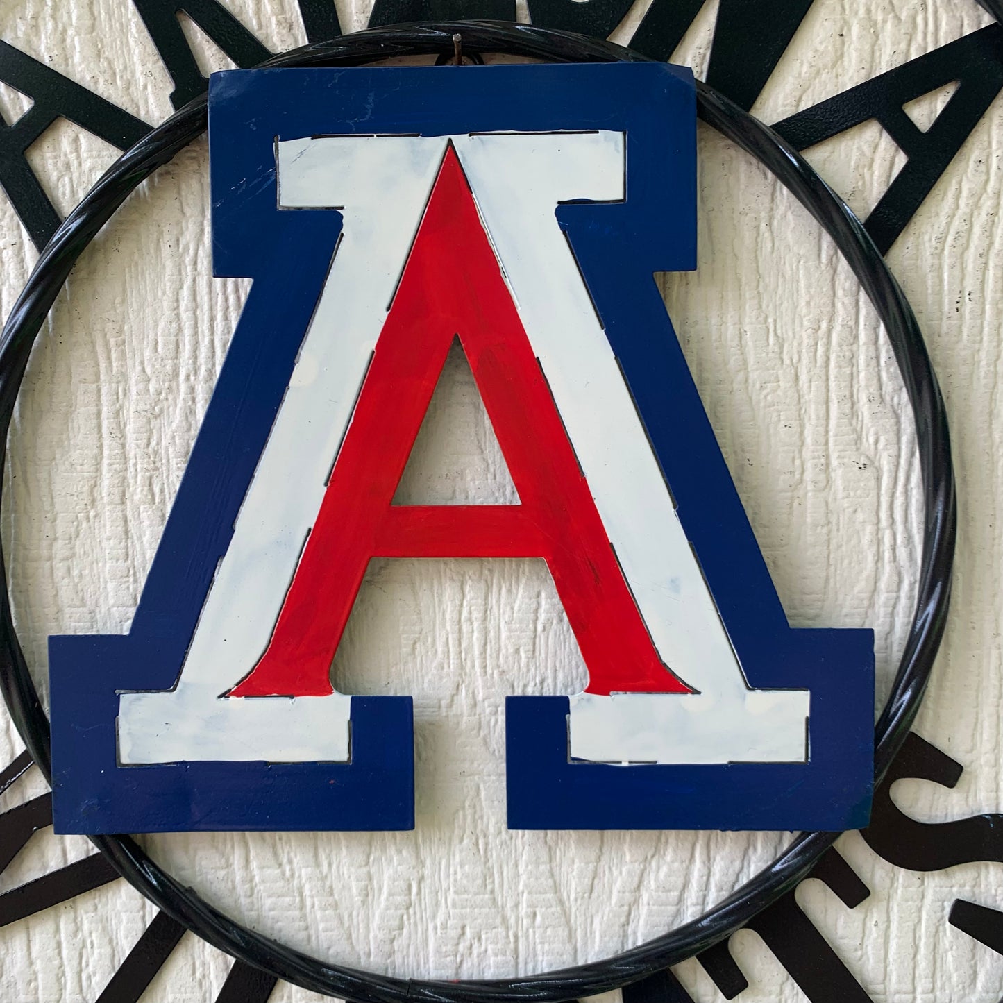 12", 18", 24", 32" ARIZONA WILDCATS CUSTOM METAL VINTAGE CRAFT SIGN TEAM WESTERN HOME DECOR HANDMADE